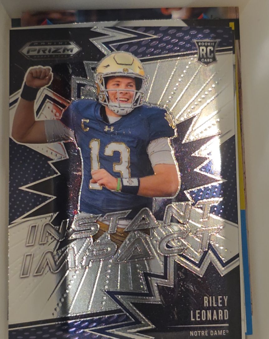 2025 Panini Prizm Draft Picks Instant Impact #II-20 Riley Leonard — front