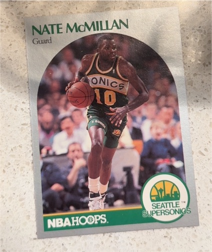 1990 NBA Hoops #282 Nate McMillan — front