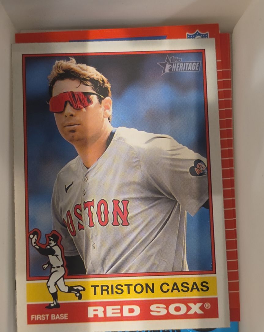 2025 Topps Heritage #377 Triston Casas — front