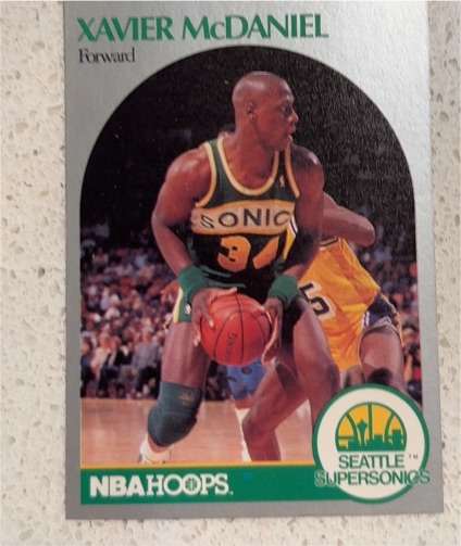 1990-91 NBA Hoops #280 Xavier McDaniel — front