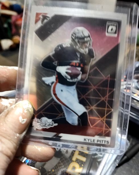 2021 Panini Donruss Optic The Rookies #TR-10 Kyle Pitts — front