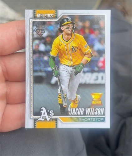 2026 Topps Series 1 #240 Jacob Wilson — front