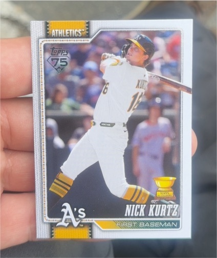 2025 Topps Bowman Prospects #BP-114 Nick Kurtz — front