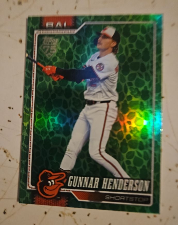 2026 Topps Series 1 #46 Gunnar Henderson — front