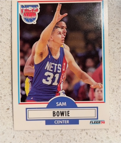 1990 Fleer #118 Sam Bowie — front