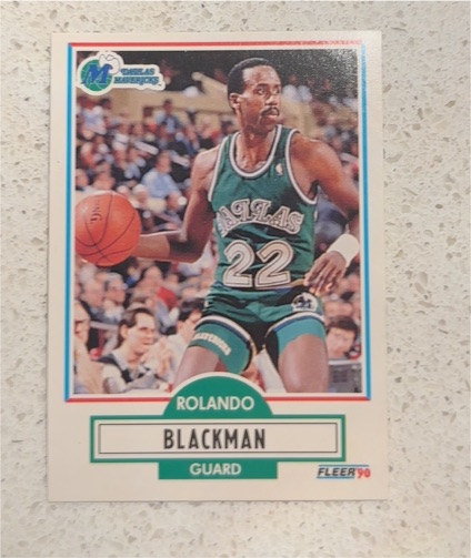 1990-91 Fleer #38 Rolando Blackman — front