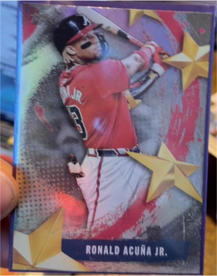 2025 Topps Series 1 Stars of MLB Insert #SMLB-16 Ronald Acuna Jr. — front