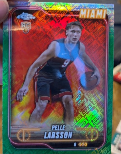 2024-25 Topps Chrome #166 Pelle Larsson — front