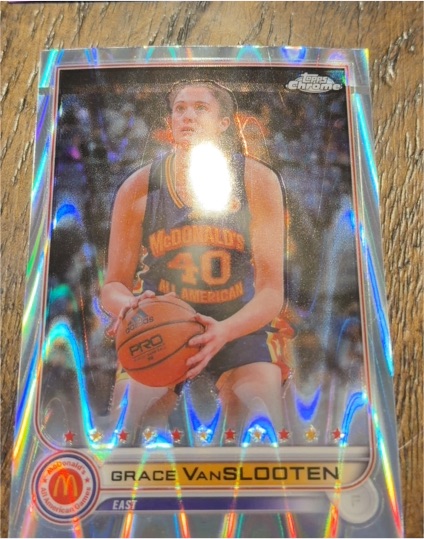 2022 Topps Chrome McDonald's All American #35 Grace VanSlooten — front