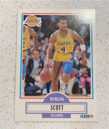 1990-91 Fleer #94 Byron Scott — front