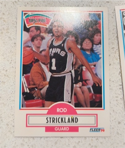 1990-91 Fleer #173 Rod Strickland — front