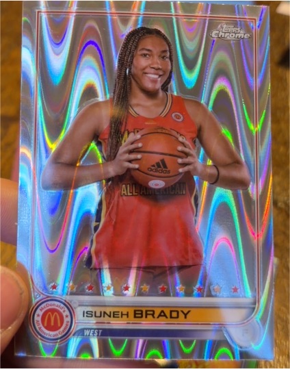2022 Topps Chrome McDonald's All American #87 Isuneh Brady — front