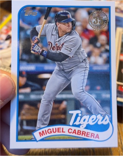 2024 Topps Series 1 #89B-97 Miguel Cabrera — front