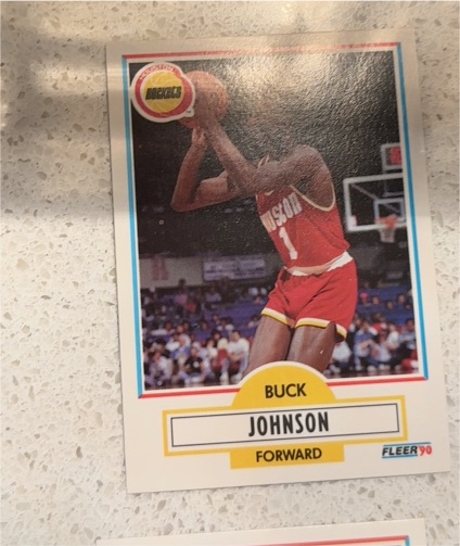 1990-91 Fleer #71 Buck Johnson — front