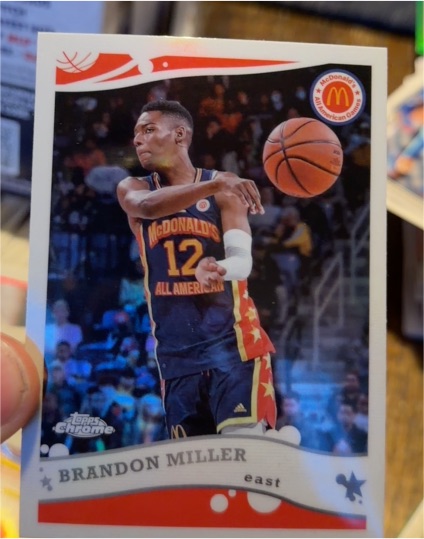 2022 Topps Chrome McDonald's All American #52 Brandon Miller East — front