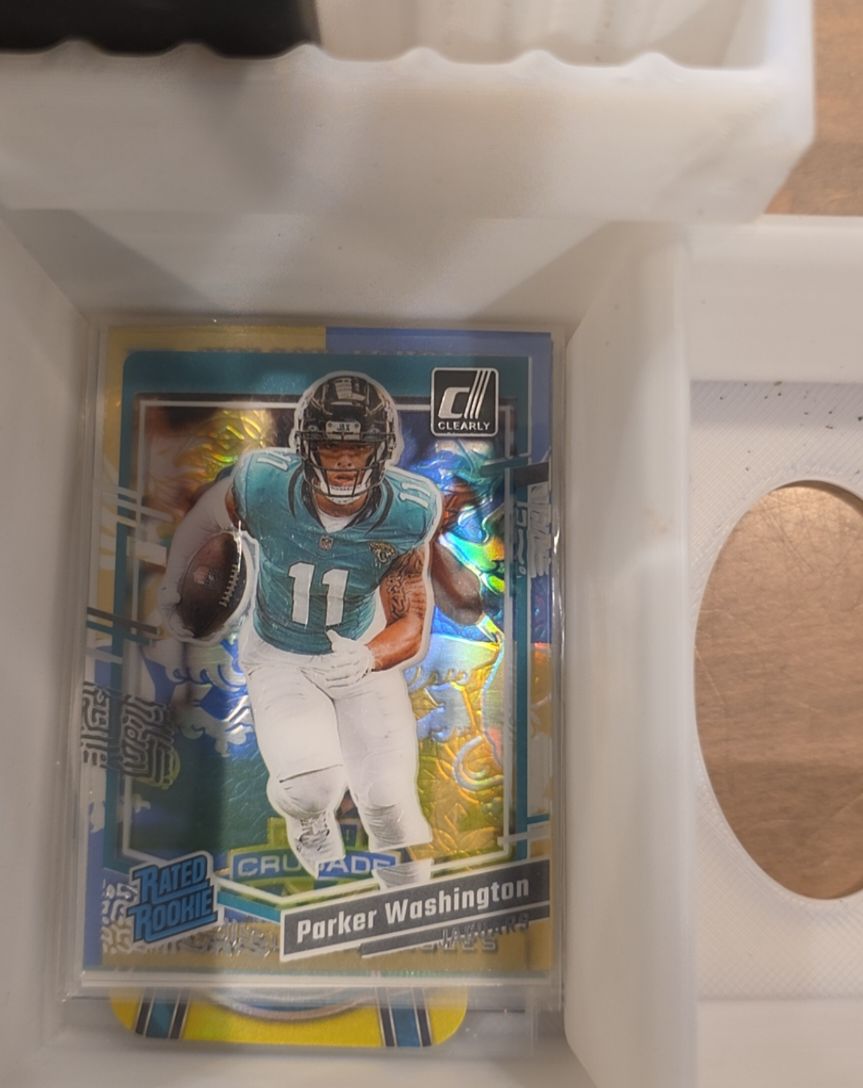 2023 Panini Clearly Donruss #77 Parker Washington — front