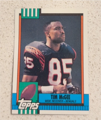 1990 Topps #274 Tim McGee Cincinnati Bengals — front