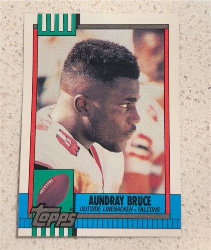 1990 Topps #474 Aundray Bruce — front