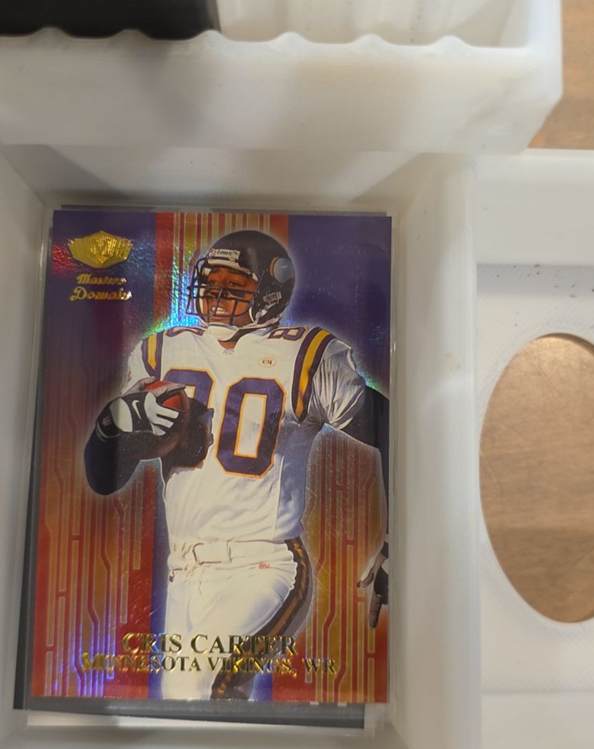 2000 Collector's Edge Masters Domain #D12 Cris Carter — front
