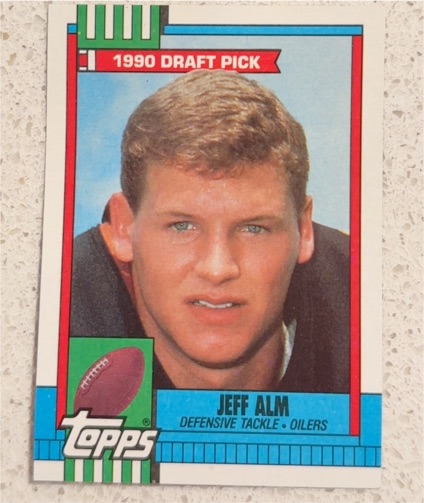 1990 Topps #211 Jeff Alm — front