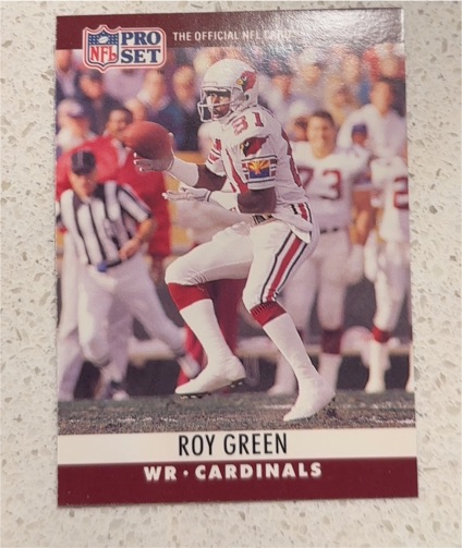 1990 Pro Set #256 Roy Green Phoenix Cardinals — front