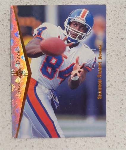 1995 Upper Deck SP #129 Shannon Sharpe — front