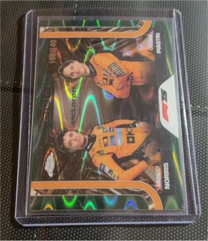 2025 Topps Chrome Formula 1 #166 Lando Norris Oscar Piastri — front