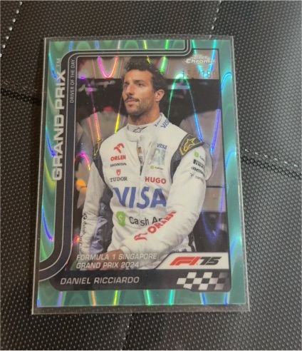 2024 Topps Chrome Formula 1 #18 Daniel Ricciardo — front