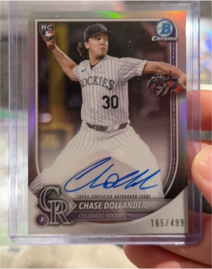 2025 Bowman Chrome #62 Chase Dollander — front