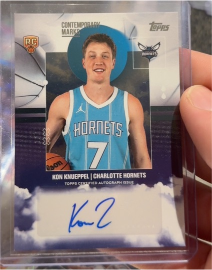 2025-26 Topps Contemporary Marks #CM-KK Kon Knueppel — front