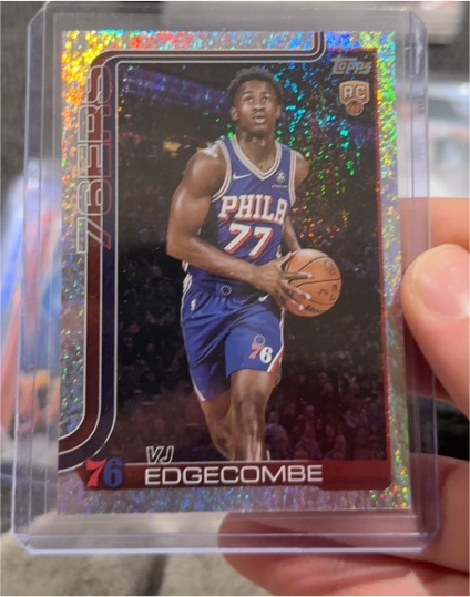 2025 Topps #203 VJ Edgecombe — front