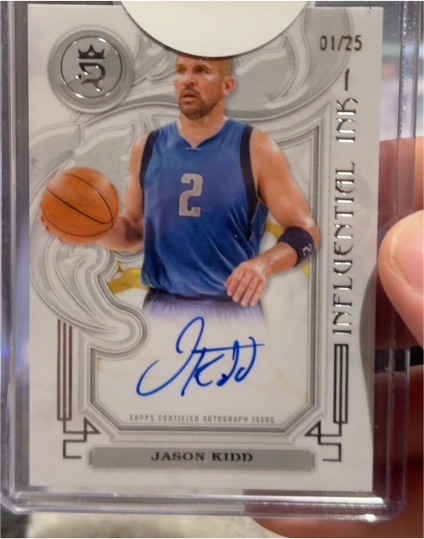 2021 Topps National Treasures #1 Jason Kidd — front