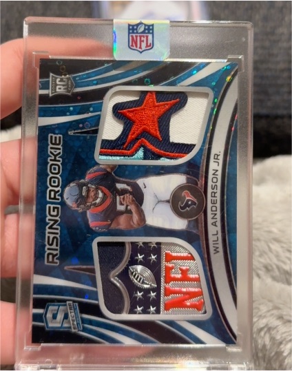2023 Panini Spectra Rising Rookie Dual Patch #Rising Rookie Will Anderson Jr — front