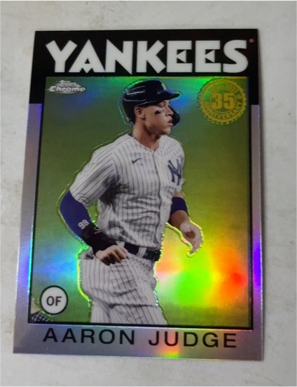 2021 Topps Chrome - 1986 Topps Baseball Aaron Judge #86BC-1 — front