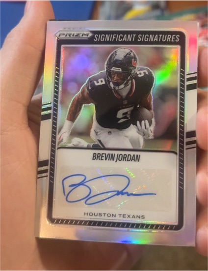 2025 Panini Prizm #SSI-BJN Brevin Jordan Significant Signatures Silver Auto — front