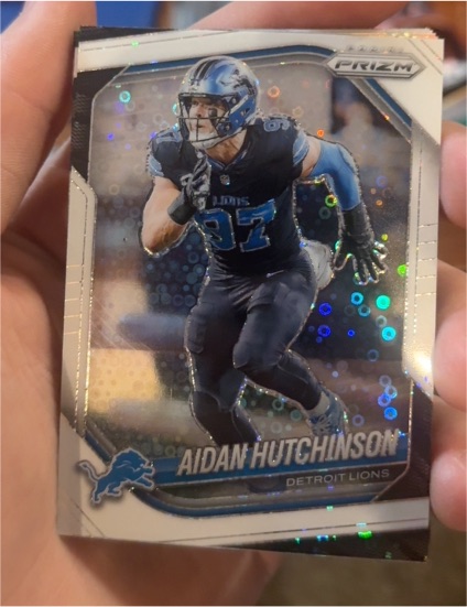 2025 Panini Prizm #210 Aidan Hutchinson — front