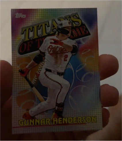 2026 Topps Series 1 Titans of the Game #TOG-4 Gunnar Henderson — front