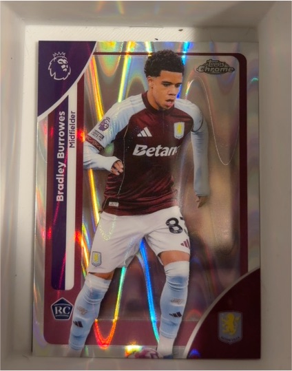 2026 Topps Chrome Premier League #29 Bradley Burrowes — front