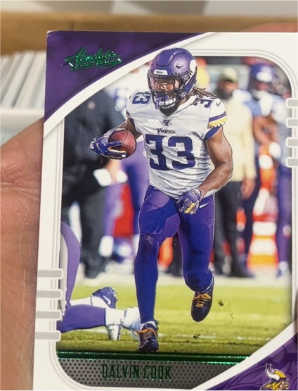 2020 Panini Absolute #76 Dalvin Cook — front
