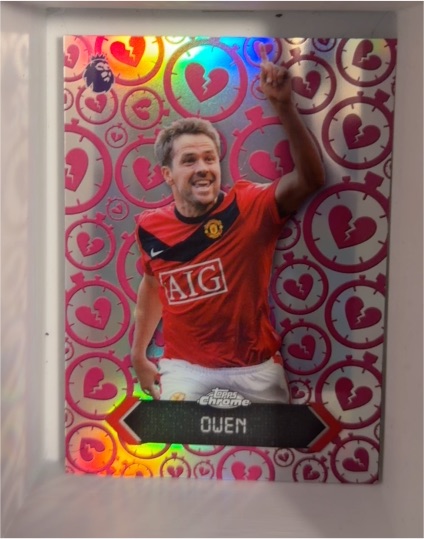 2026 Topps Chrome Premier League #STH-11 Michael Owen Stoppage Time Heartbreaker — front