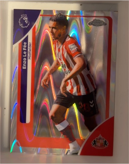 2026 Topps Chrome Premier League #167 Enzo Le Fée Sunderland — front