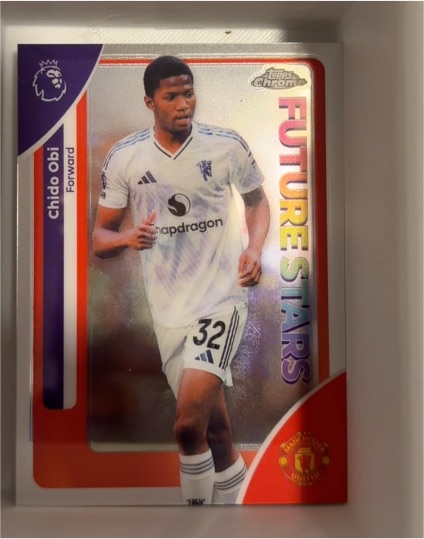 2026 Topps Chrome Premier League #140 Chido Obi — front