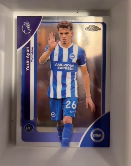 2026 Topps Chrome Premier League #43 Yasin Ayari — front