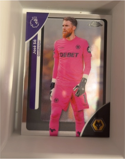 2026 Topps Chrome Premier League #199 José Sá — front