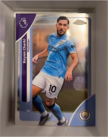 2026 Topps Chrome Premier League #126 Rayan Cherki — front