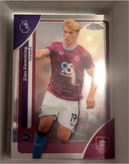 2026 Topps Chrome Premier League #60 Zian Flemming — front
