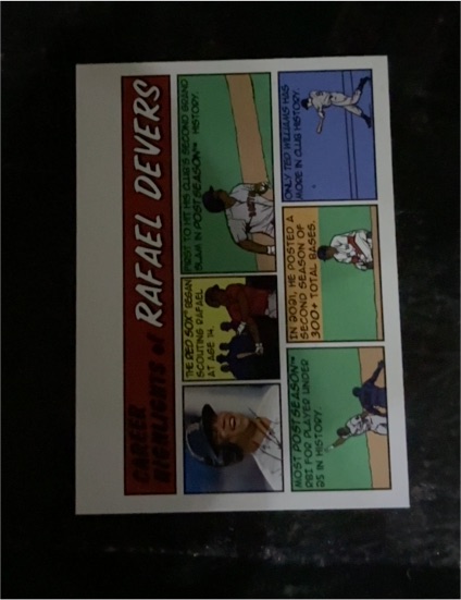2022 Topps Heritage #73TC-17 Rafael Devers — front