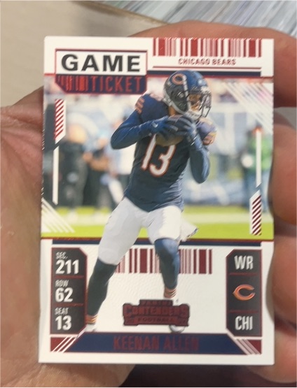 2024 Panini Contenders #17 Keenan Allen — front