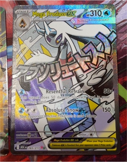 2026 Pokémon Ascended Heroes #265 Mega Froslass ex — front