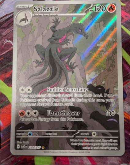 2026 Pokemon Ascended Heroes #224 Salazzle — front